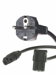 Netzkabel CEE mit1 x KG-Dose, 1 x LKG-Dose