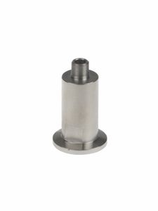 Small flange, stainless steel, KF DN 10,with thread G 1/8" ext.