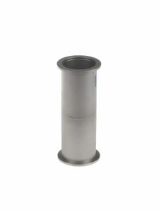Pipe with small flange, stainless steel,KF DN 25, 100 mm