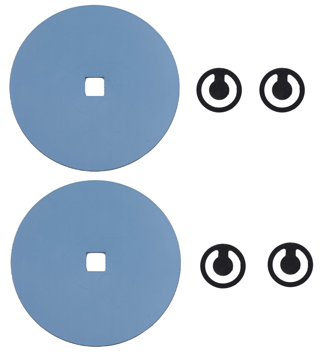 Set of diaphragms and valves for MZ 2C