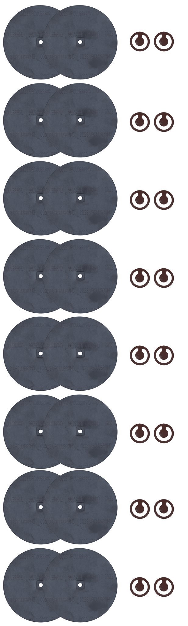 Dichtungssatz für MembranpumpenMZ 8, MD 8, ME 16