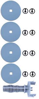 Set of diaphragms and valves for MD 1C,MD 1C +AK+EK, MD 1C VARIO-SP, PC 2001 VARIO,PC 3001 VARIO, MV 0.5C