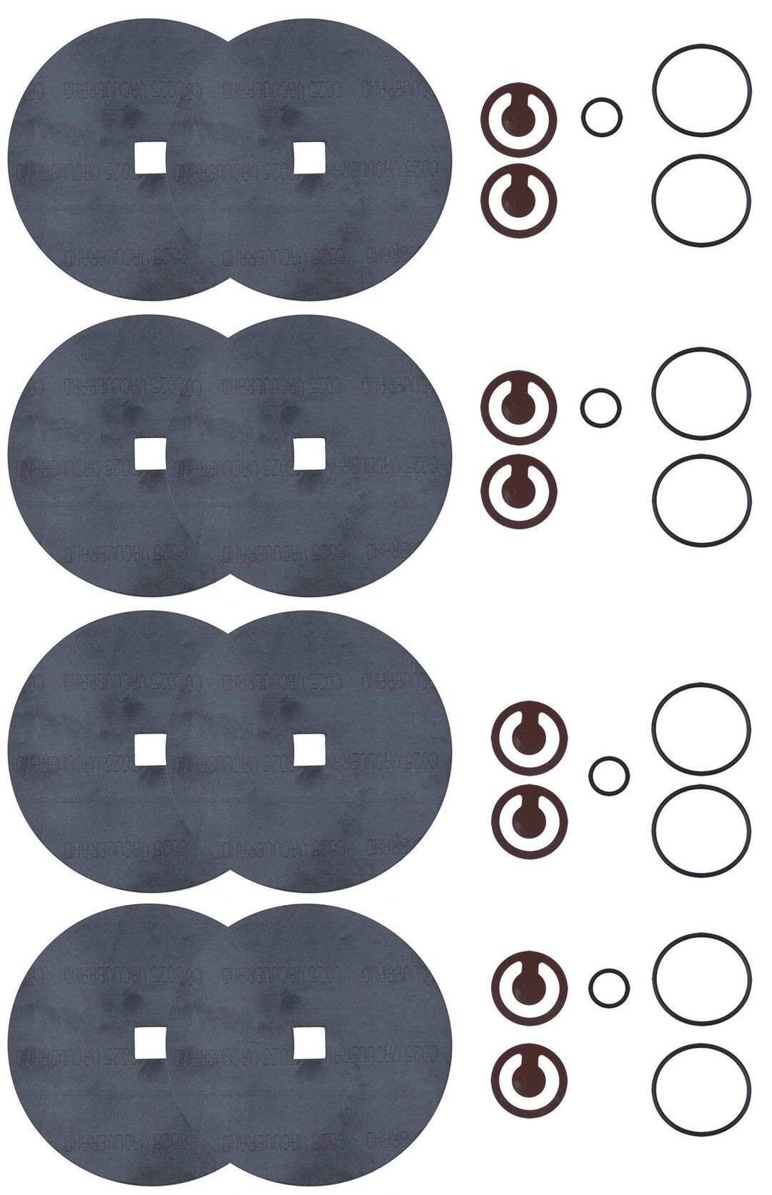 Set of diaphragms and valvesfor MD 4 NT, MV 2 NT,MD 4 NT VARIO, MV 2 NT VARIO