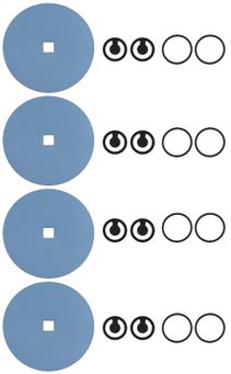 Set of diaphragms and valves forMD 4C NT/VARIO / PC 3003 / PC 3004