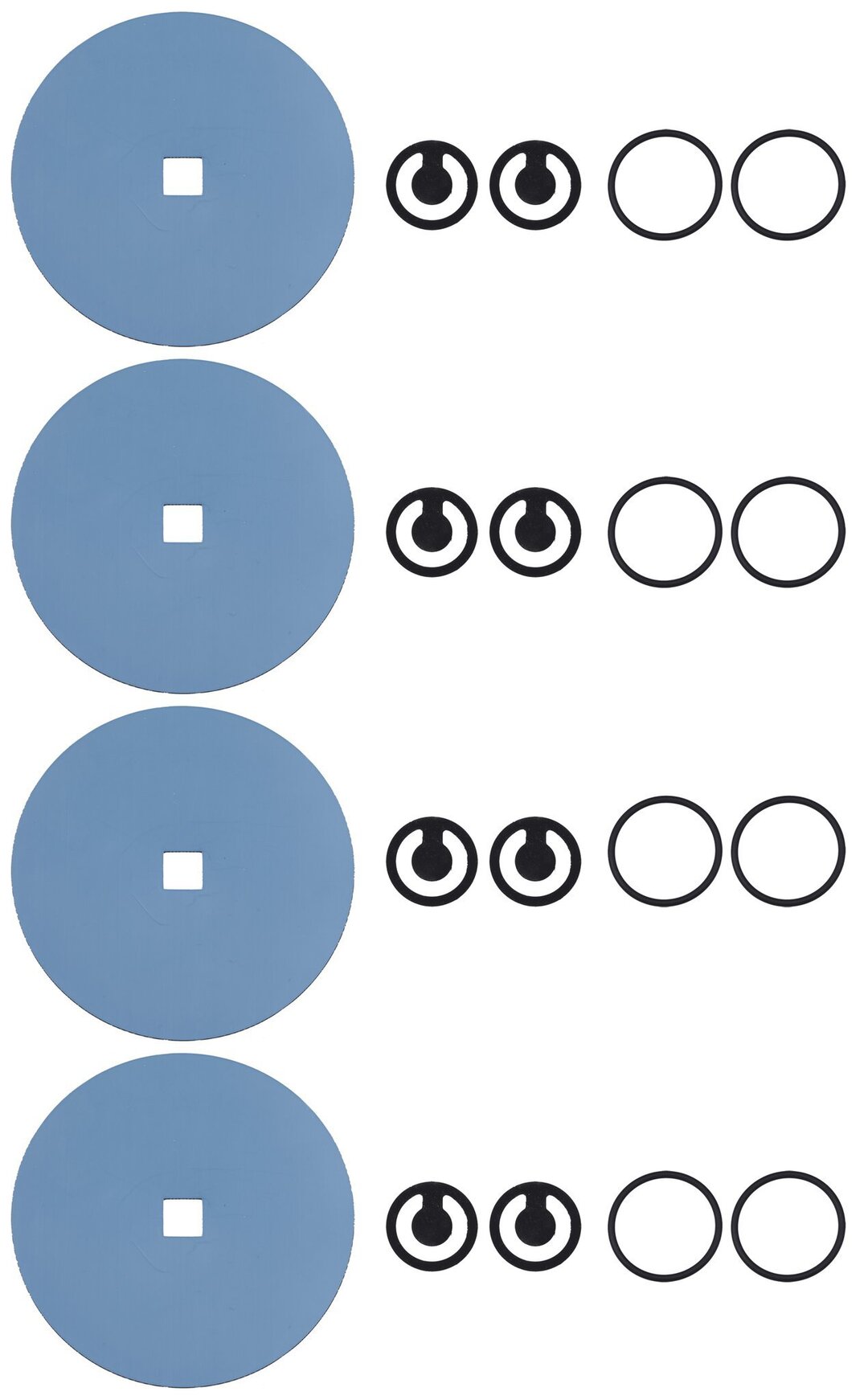 Set de membranes et clapets pourMD 4C NT/VARIO / PC 3003 / PC 3004