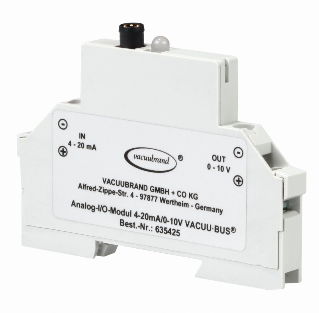 Module I/O analogique 4-20mA/0-10V VACUU·BUS,interface pour régulateur de vide pour ATEX-VARIO pompeet EX-capteure, avec 2 m câble VACUU·BUS