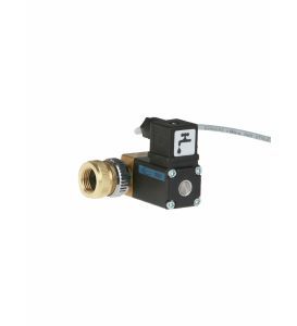 Coolant valve VKW-B, VACUU·BUS,
DN 1,5 mm, inlet G3/4" / G1/2",
outlet nozzle 6 mm, cable length 2 m
certification (NRTL): C/US
