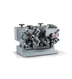 Chemistry diaphragm pump MV 10C EX
four stage, 230 V / 50 Hz
with ATEX approval:
pumping chamber (pumped gases):
II 2G Ex h IIC T3 Gb X
environment (without inert purge gas):
II 3G Ex h IIB T4 Gc X
environment (with inert p