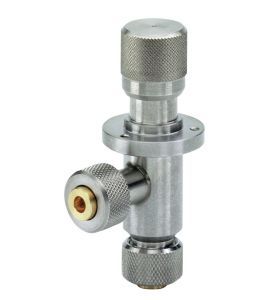 Gas inlet valve VGL, stainless steel,
with soldering connections