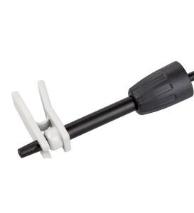 Adapter for disposable tips,
with tip ejector