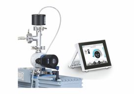 VACUU·SELECT package for fine vacuum controlwith Pirani sensor for KF DN 16, with in-lineisolation, valve VV-B 15C, T-piece,hose nozzle DN 10 and connecting parts DN 16,100-230V / 50-60Hz, plug CEE/CH/UK/US/AUS/CN