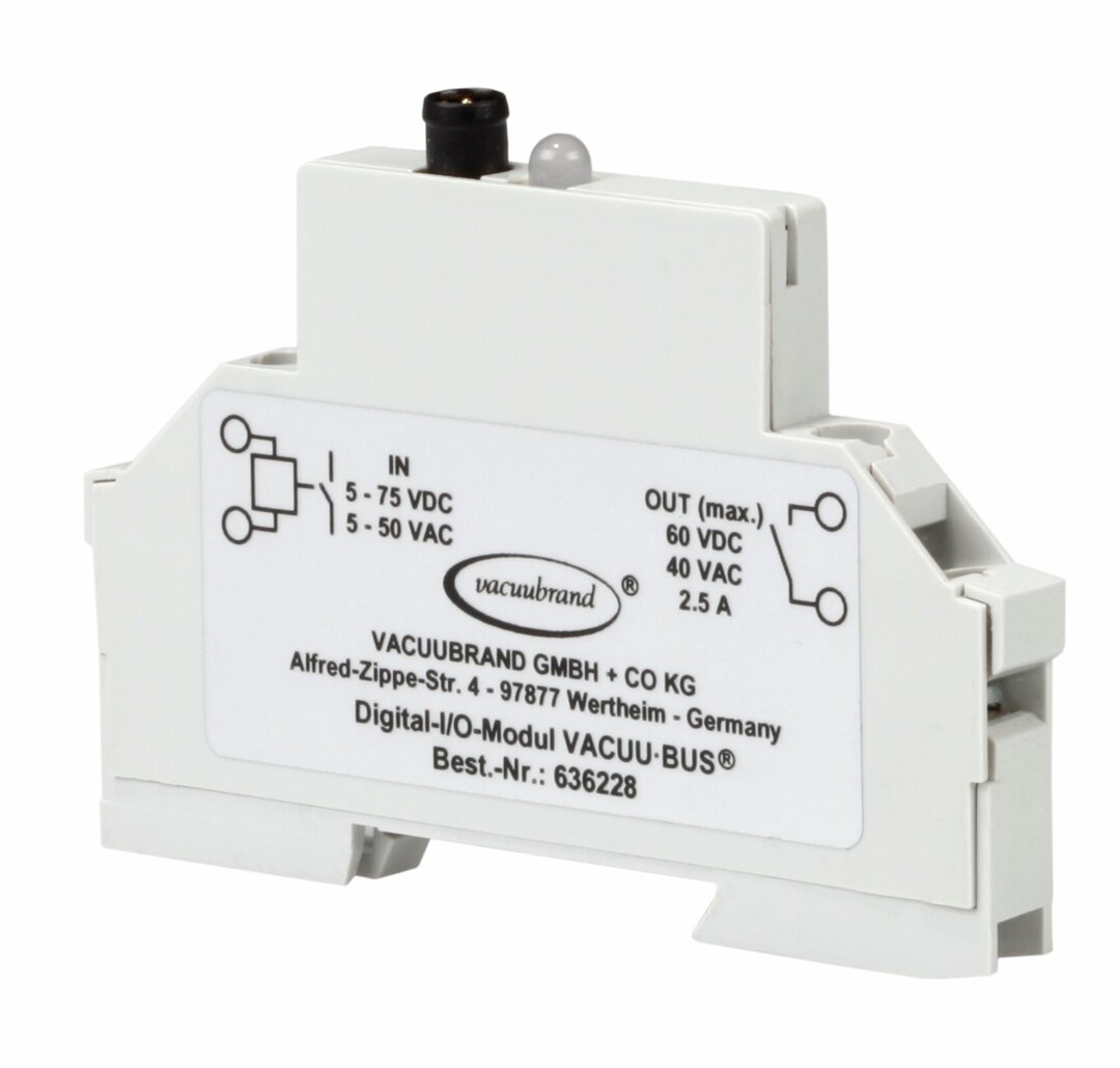 Digital I/O interface module VACUU·BUS,with 2 m VACUU·BUS cable