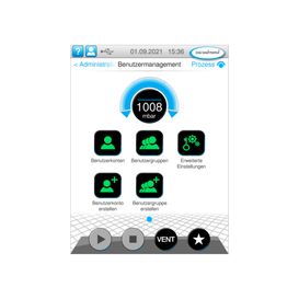 VACUU·SELECT Benutzermanagement