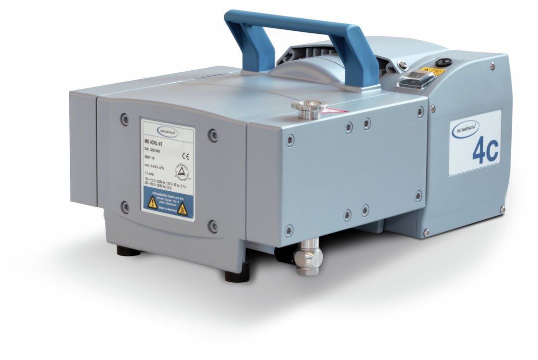 Chemistry diaphragm pump MD 4CRL NT, three stage,certification (NRTL): C/US,100-230 V / 50-60 Hz, without mains cable