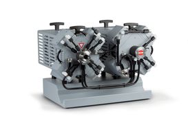 Chemistry diaphragm pump MV 10C EXfour stage, 230 V / 50 Hzwith ATEX approval:pumping chamber (pumped gases):II 2G Ex h IIC T3 Gb Xenvironment (without inert purge gas):II 3G Ex h IIB T4 Gc Xenvironment (with inert p