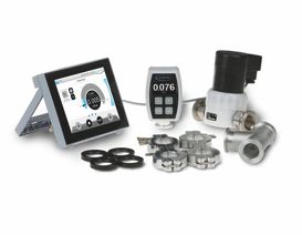 VACUU·SELECT package for fine vacuum controlwith VACUU·VIEW extended for KF DN 16, within-line isolation valve VV-B 15C, T-piece,hose nozzle DN 10 and connecting parts DN 16,100-230V / 50-60Hz, plug CEE/CH/UK/US/AUS/CN