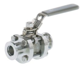 Ball valve VKE 16, stainless steel,KF DN 16