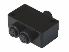 Y-adapter VACUU·BUS 1 x male,2 x female,with extension cable VACUU·BUS, 2 m